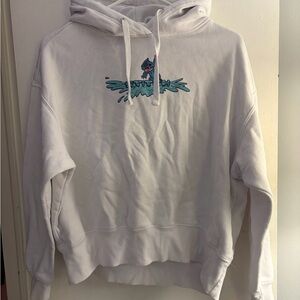 Disney White Hoodie featuring Stitch